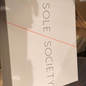 Sole society nude studded heals